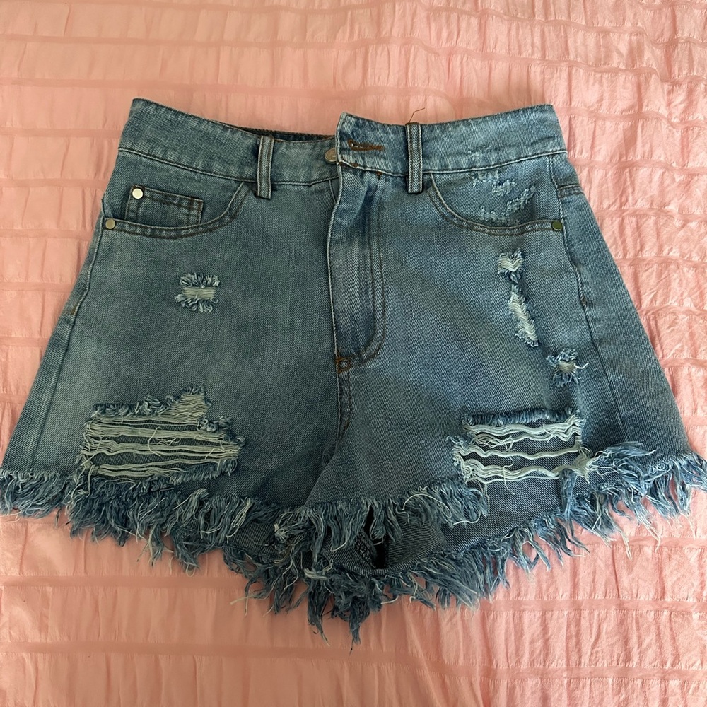 PRINCESS POLLY DENIM SHORT